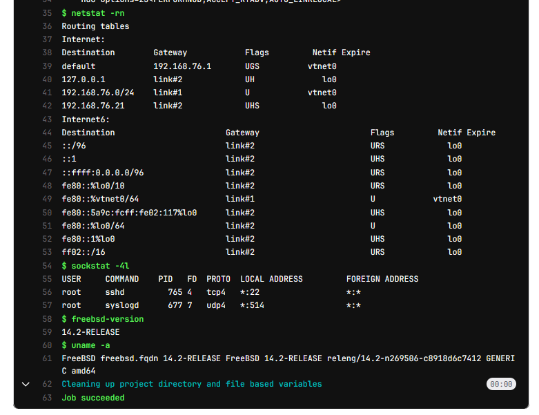 gitlab job 2/2